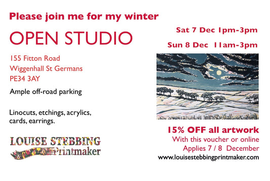 December 2024 ...OPEN STUDIO & Craft Fair